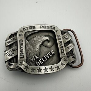United States Postal Service Eagle Belt Buckle Masterpiece Collection USA